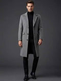 Men's woolen Long coat