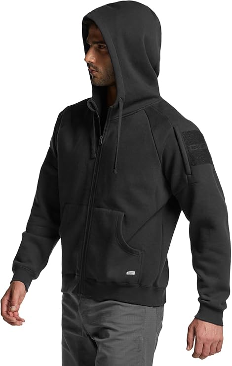 Casual Black Hoodie